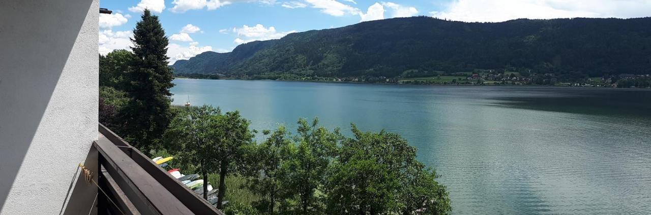 Anna Seeblick Appartement, Haus Haensel&Gretel Am Ossiachersee Mit Direktem Seezugang, Hallenbad Bodensdorf Eksteriør bilde