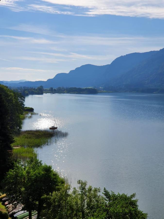 Anna Seeblick Appartement, Haus Haensel&Gretel Am Ossiachersee Mit Direktem Seezugang, Hallenbad Bodensdorf Eksteriør bilde