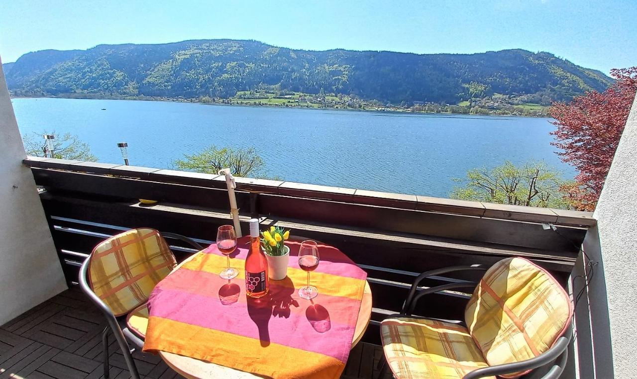 Anna Seeblick Appartement, Haus Haensel&Gretel Am Ossiachersee Mit Direktem Seezugang, Hallenbad Bodensdorf Eksteriør bilde
