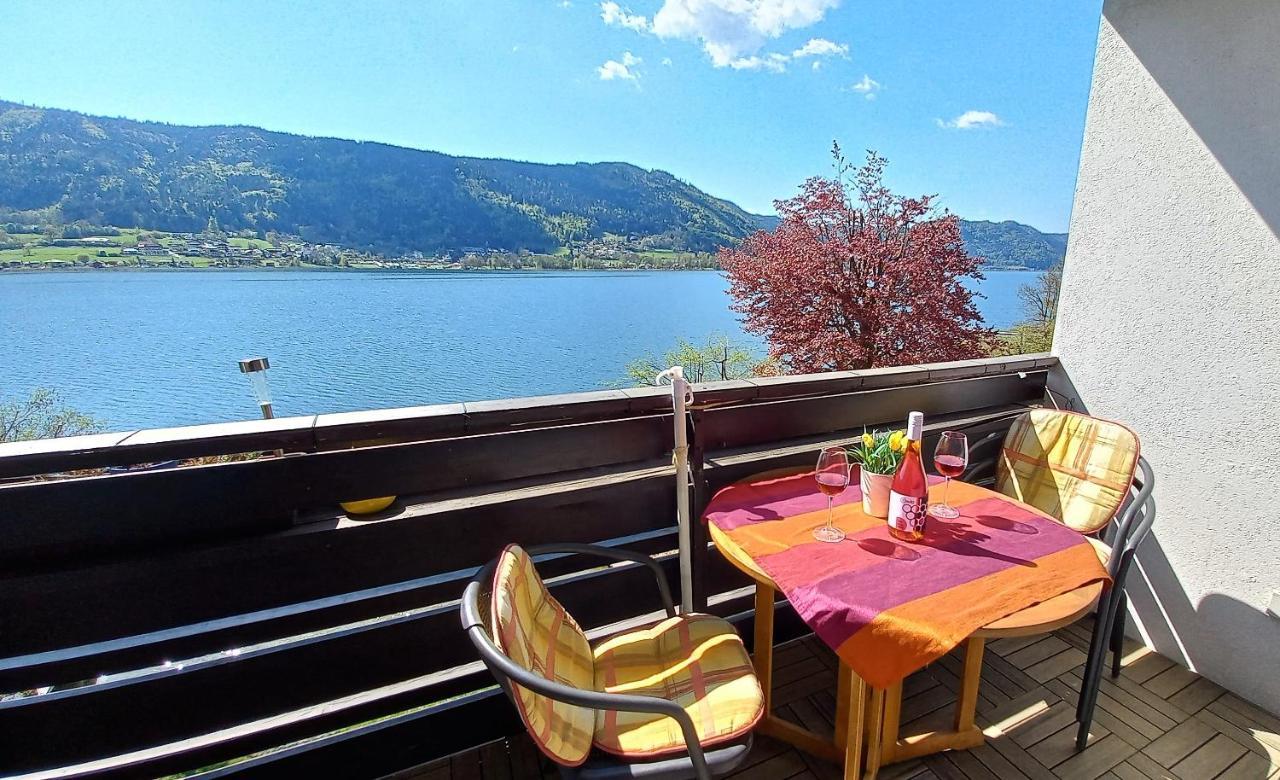 Anna Seeblick Appartement, Haus Haensel&Gretel Am Ossiachersee Mit Direktem Seezugang, Hallenbad Bodensdorf Eksteriør bilde