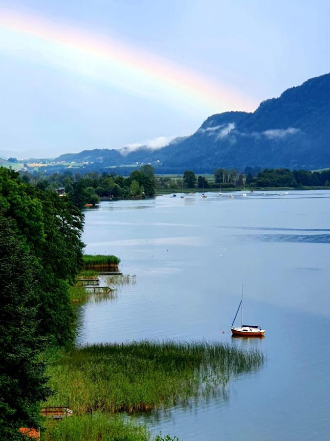 Anna Seeblick Appartement, Haus Haensel&Gretel Am Ossiachersee Mit Direktem Seezugang, Hallenbad Bodensdorf Eksteriør bilde