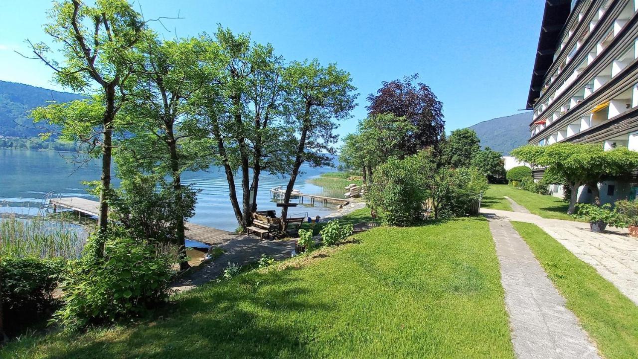 Anna Seeblick Appartement, Haus Haensel&Gretel Am Ossiachersee Mit Direktem Seezugang, Hallenbad Bodensdorf Eksteriør bilde