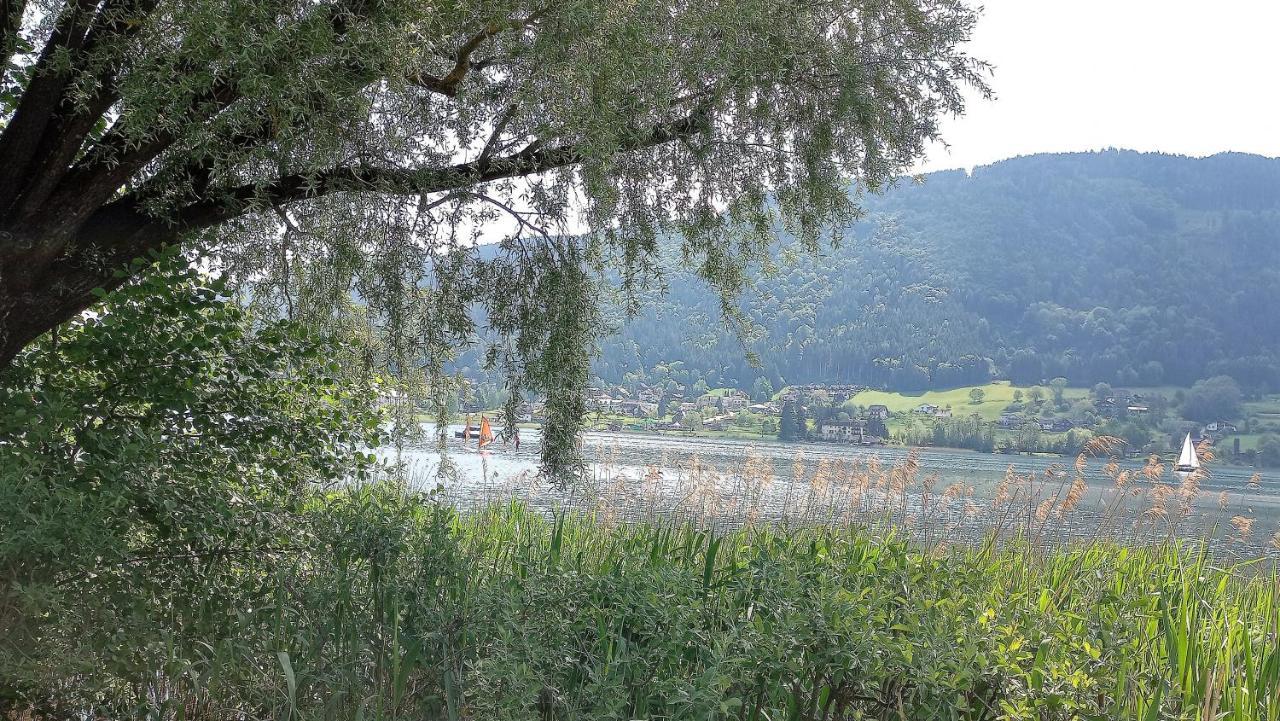 Anna Seeblick Appartement, Haus Haensel&Gretel Am Ossiachersee Mit Direktem Seezugang, Hallenbad Bodensdorf Eksteriør bilde
