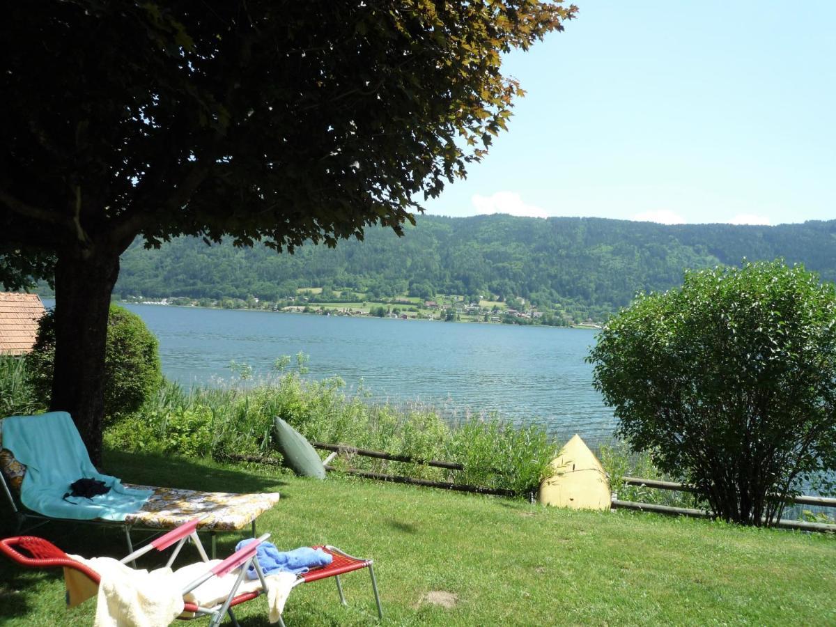 Anna Seeblick Appartement, Haus Haensel&Gretel Am Ossiachersee Mit Direktem Seezugang, Hallenbad Bodensdorf Eksteriør bilde