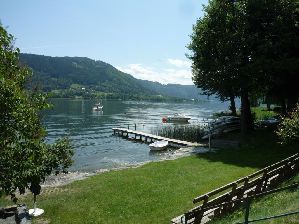 Anna Seeblick Appartement, Haus Haensel&Gretel Am Ossiachersee Mit Direktem Seezugang, Hallenbad Bodensdorf Eksteriør bilde