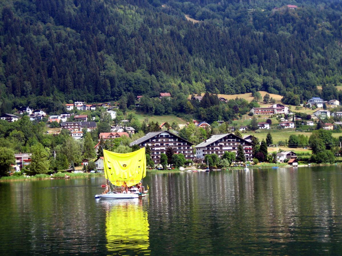 Anna Seeblick Appartement, Haus Haensel&Gretel Am Ossiachersee Mit Direktem Seezugang, Hallenbad Bodensdorf Eksteriør bilde
